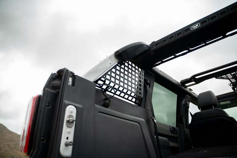DV8 Offroad 21+ Ford Bronco Pocketed Rear Window Molle Panels (Soft Top/2-Door Models)