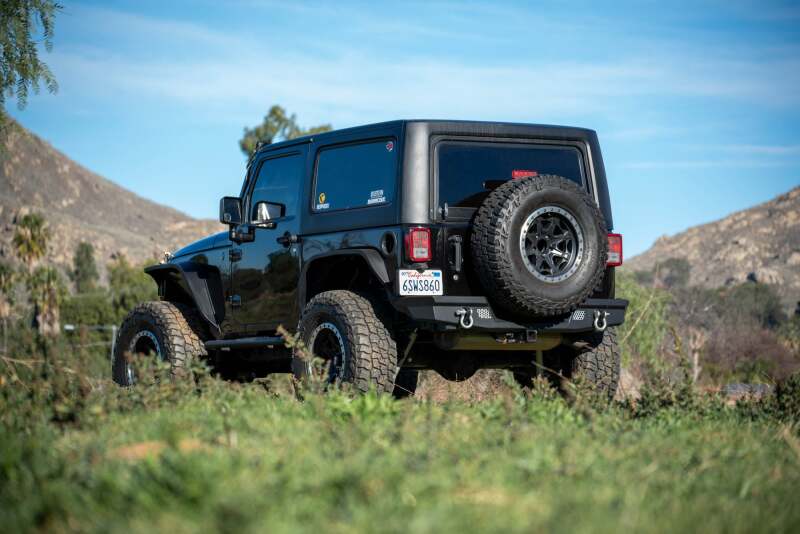 DV8 Offroad 07-18 Jeep Wrangler JK Full-Width Rear Bumper