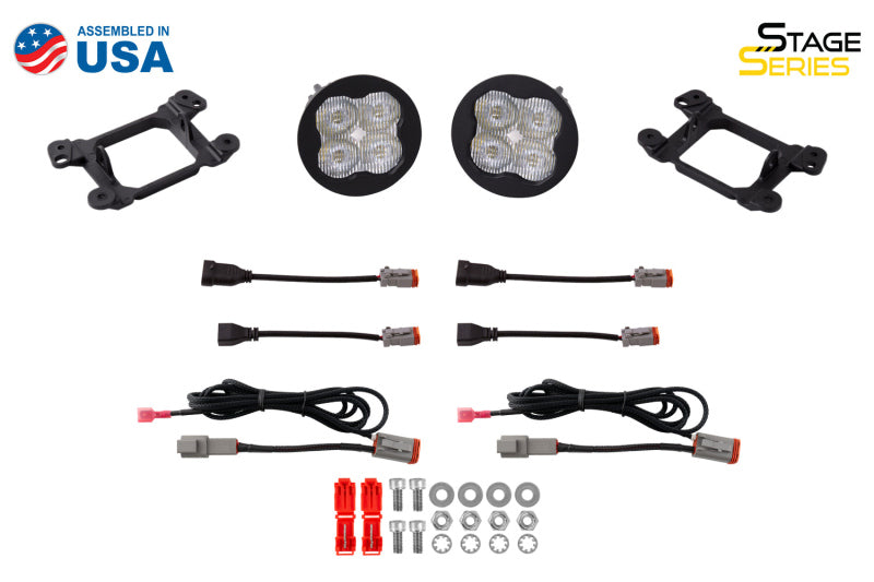 Diode Dynamics SS3 Pro Type M Kit ABL - Yellow SAE Fog