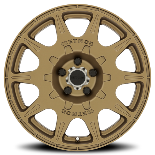 Method MR502 RALLY 17x8 +38mm Offset 5x4.5 67.1mm CB Method Bronze Wheel