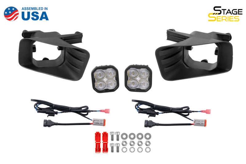 Diode Dynamics SS3 Max Type Ram Horiz Kit ABL - White SAE Fog