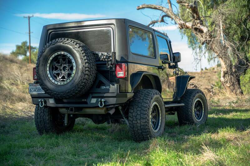DV8 Offroad 07-18 Jeep Wrangler JK Full-Width Rear Bumper