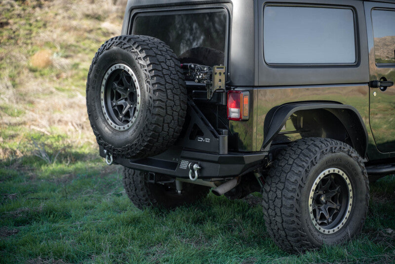DV8 Offroad 07-18 Jeep Wrangler (JK) Tire Carrier for MTO Bumper