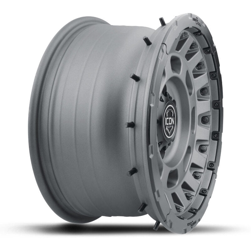 ICON Hammer Pro 17x8.5 / 5x150 / 25MM / 5.75in BS - Charcoal