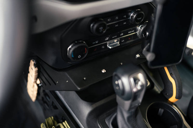 DV8 Offroad 21-23 Ford Bronco Center Console Molle Panels & Bridge