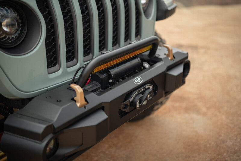DV8 Offroad 18+ Jeep Wrangler JL / 20+ Jeep Gladiator JT OE Plus Front Bumper