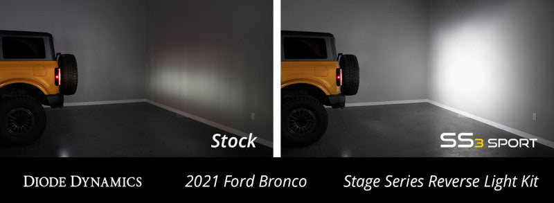 Diode Dynamics 21-22 Ford Bronco C1 Pro Stage Series Reverse Light Kit