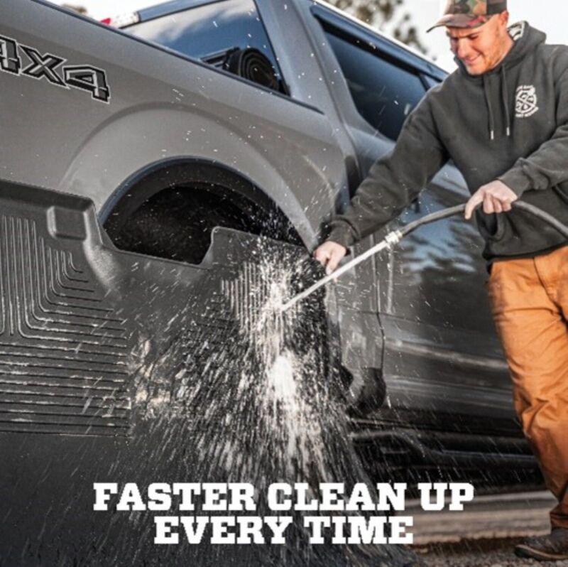 Husky Liners 2015 GM Escalade/Tahoe/Yukon WeatherBeater Black 3rd Seat (Bench 2nd) Floor Liner