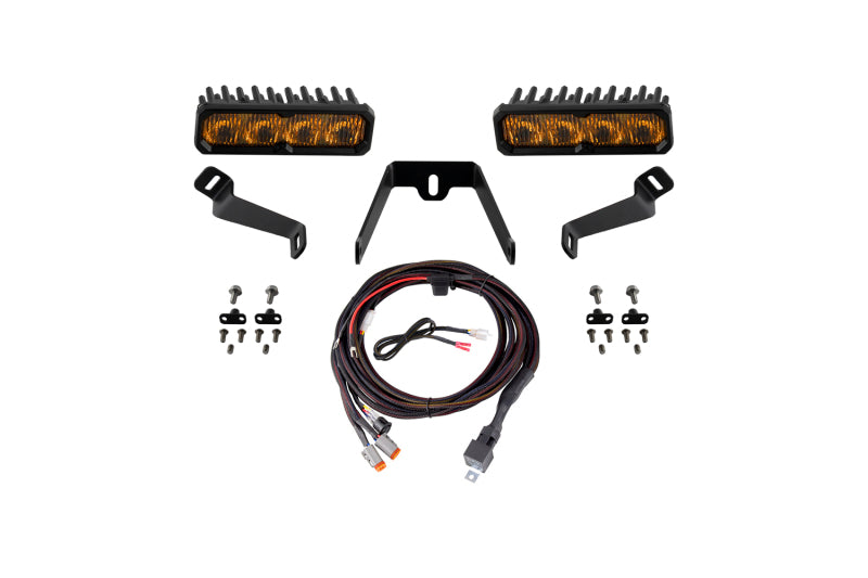Diode Dynamics 2015-2017 Subaru WRX SS6 Sport LED Kit Yellow Fog 3000K