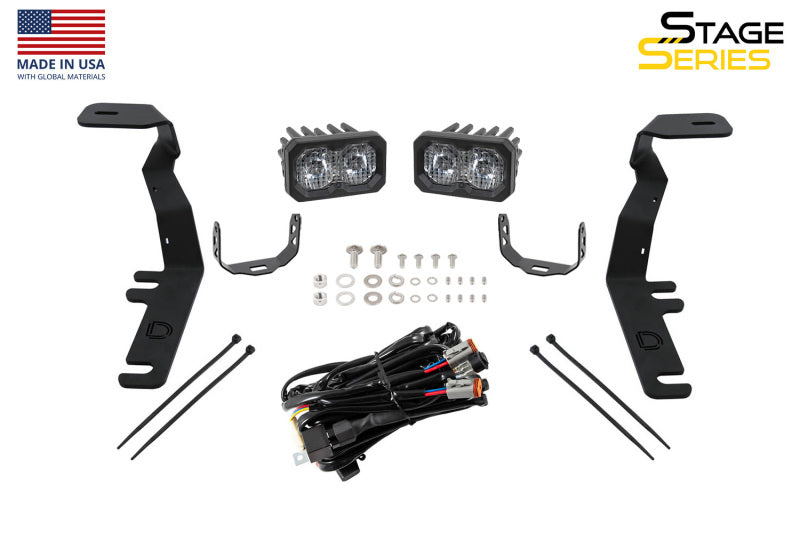 Diode Dynamics 15-20 Ford F-150/Raptor Pro SS3 LED Ditch Light Kit - Yellow Combo