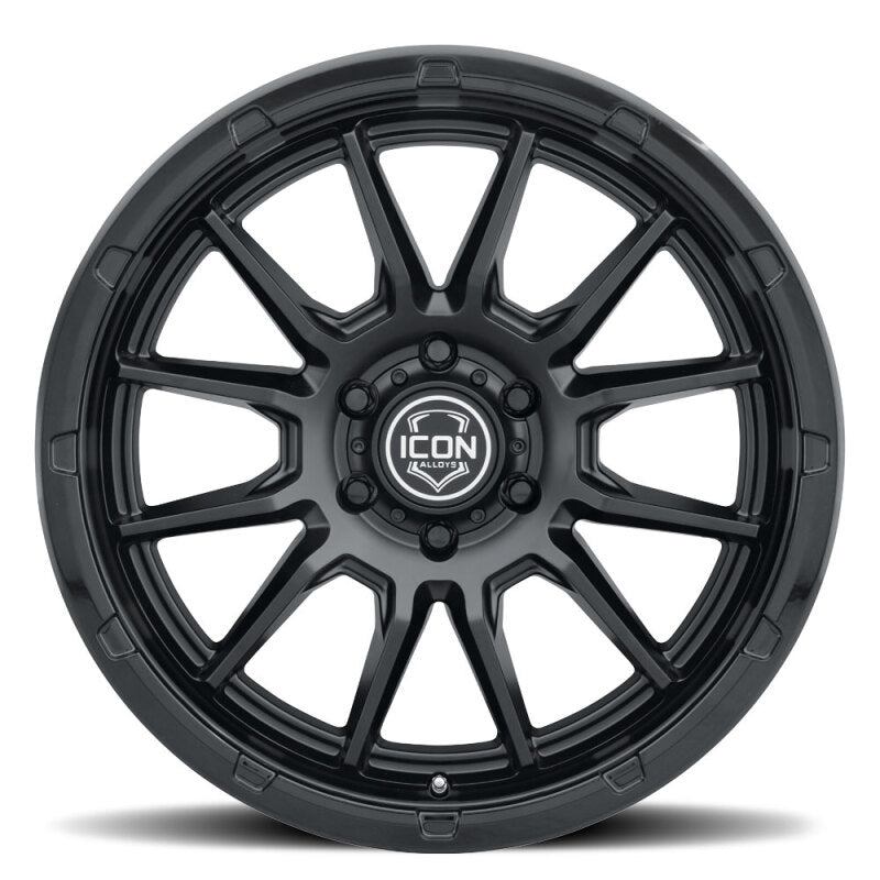 ICON Alloys Cajon 20x9 / 5x5 / -12mm / 4.5in BS Dual Black Wheel