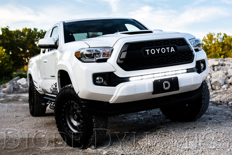 Diode Dynamics 16-21 Toyota Tacoma SS30 Stealth Lightbar Kit - Amber Combo