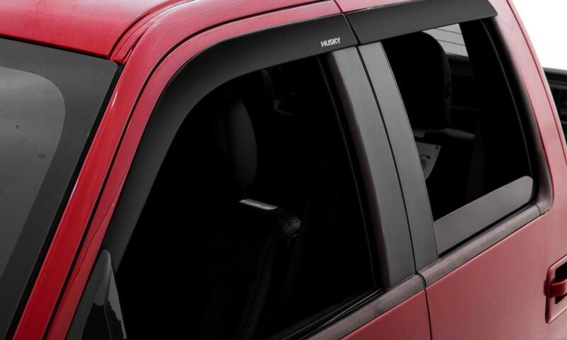 Husky Liners 09-18 Dodge RAM 1500 CC In-Channel Mount Ventvisor Low Profile (4pc) - Smoke