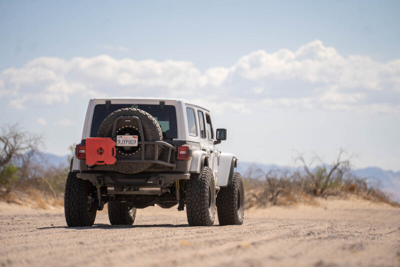 DV8 Offroad 18-25 Jeep Wrangler JL Body Mounted Tire Carrier
