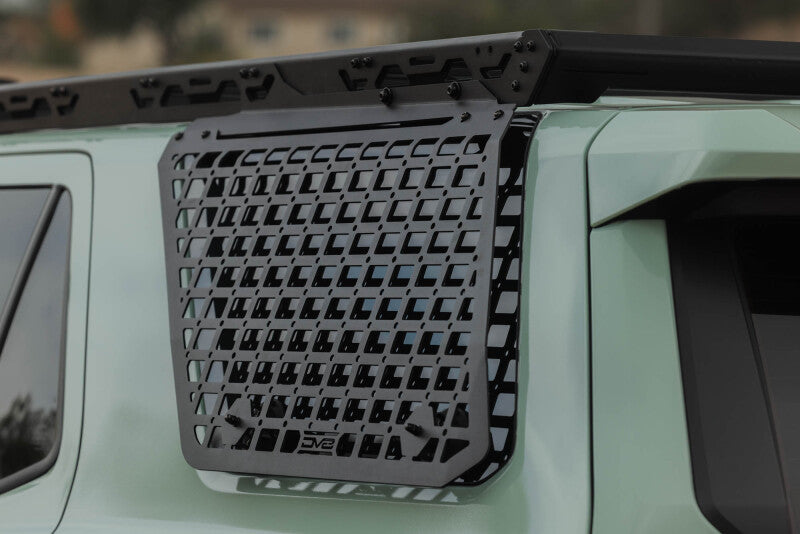 DV8 Offroad 25-26 Toyota 4Runner Exterior Window Molle for DV8 Offroad Roof Rack - Driver