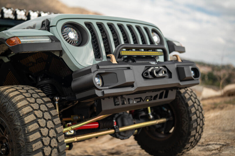 DV8 Offroad 18+ Jeep Wrangler JL / 20+ Jeep Gladiator JT OE Plus Front Bumper