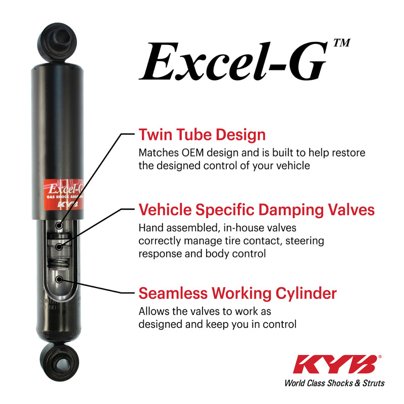 KYB Shocks & Struts Excel-G Front TOYOTA Corolla 1975-83 TOYOTA Corolla 1982-85