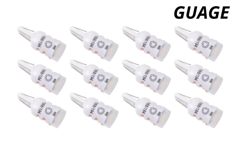 Diode Dynamics 194 LED Bulb HP5 LED Pure - White Set of 12