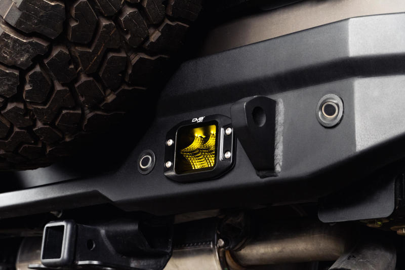 DV8 Offroad 3-Inch Elite Series LED Amber Flush Mount Pod Light