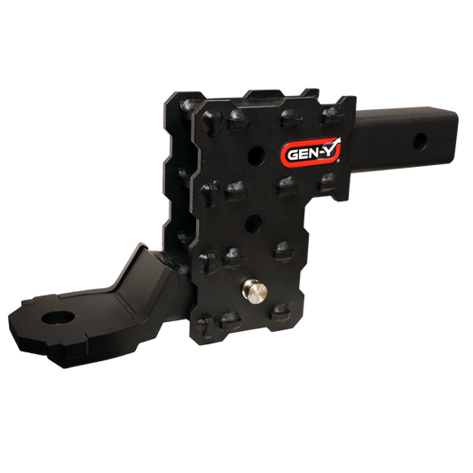 Gen-Y Phantom-X 2in Solid Shank 4.5in Drop 1K TW 10K Hitch w/GH-103705 (No Flat Towing)