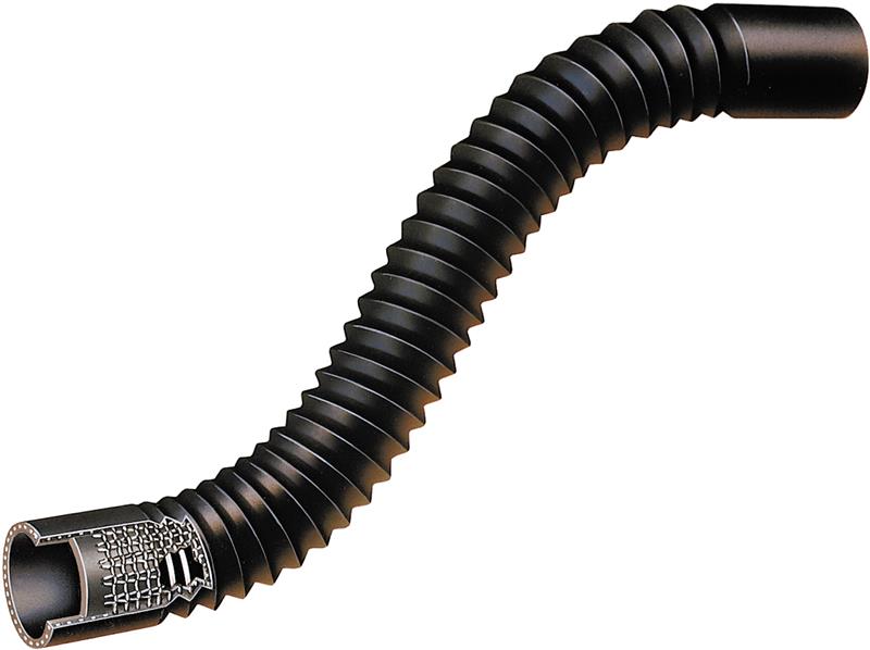 Gates 69-74 Chevrolet Corvette V-8 350 Upper Flexible Coolant Hose (Standard)