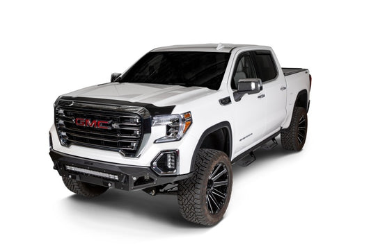 Husky Liners 15-19 GMC Sierra 2500/3500HD (Excl Induction Sys Hood) Aeroskin Low Profile - Matte Blk