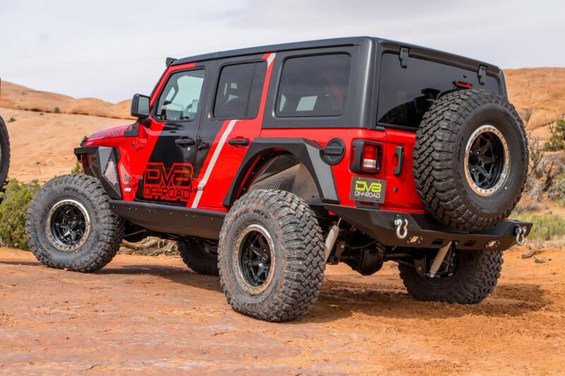 DV8 Offroad 2018+ Jeep Wrangler JL Rear Inner Fenders - Black