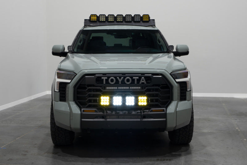 Diode Dynamics 2022 Toyota Tundra SS5 Grille CrossLink Lightbar Kit - Yellow Pro Combo