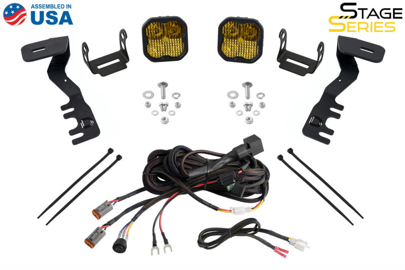 Diode Dynamics 2024+ Toyota Tacoma SS3 LED Ditch Light Kit- Pro White Combo