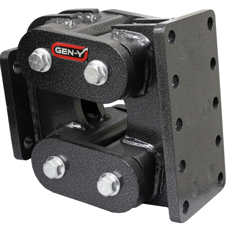Gen-Y Victory Lane Torsion-Flex Flat Plate Trailer Coupler (1.5K-2.4K TW 21K Towing)
