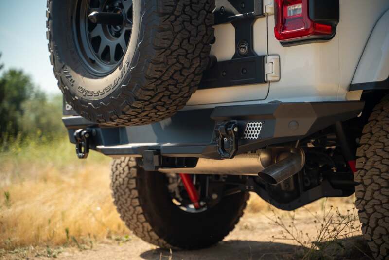 DV8 Offroad 2018 Jeep Wrangler JL MTO Series Rear Bumper w/ Optional Tire Carrier