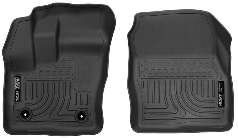 Husky Liners 2014-2015 Ford Transit Connect WeatherBeater Front Black Floor Liners
