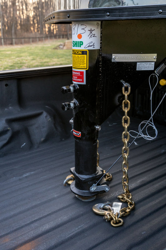 Gen-Y Viking 4in Square Tube Gooseneck Static Hitch w/SnapLatch 2-5/16in Coupler 8.5K TW 30K