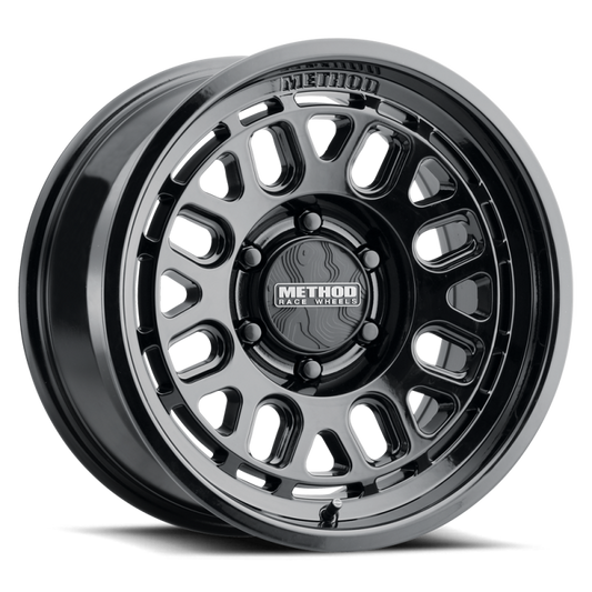 Method MR321 17x8.5 +25mm Offset 6x5.5 BP 106.25mm CB Gloss Black Wheel