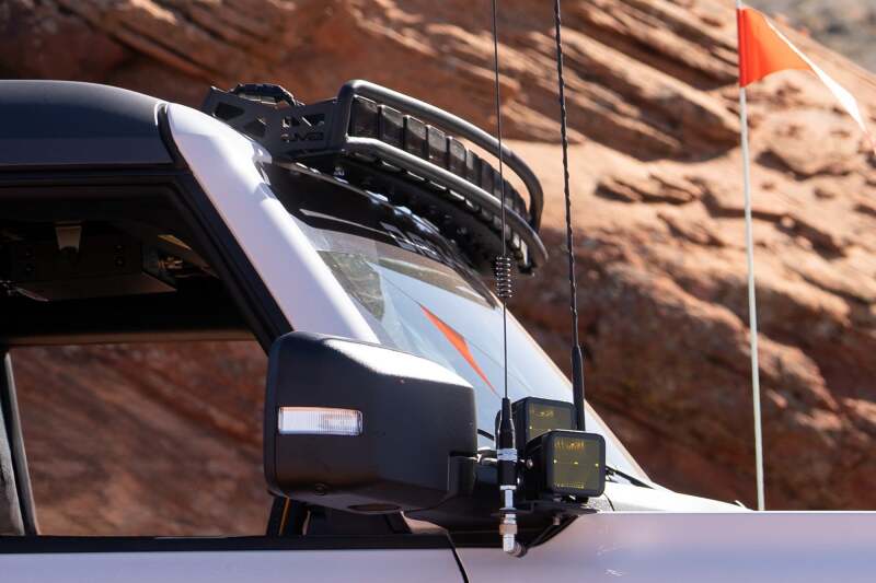 DV8 Offroad 21+ Ford Bronco Curved Light Bracket for 12 3in. Pod Lights