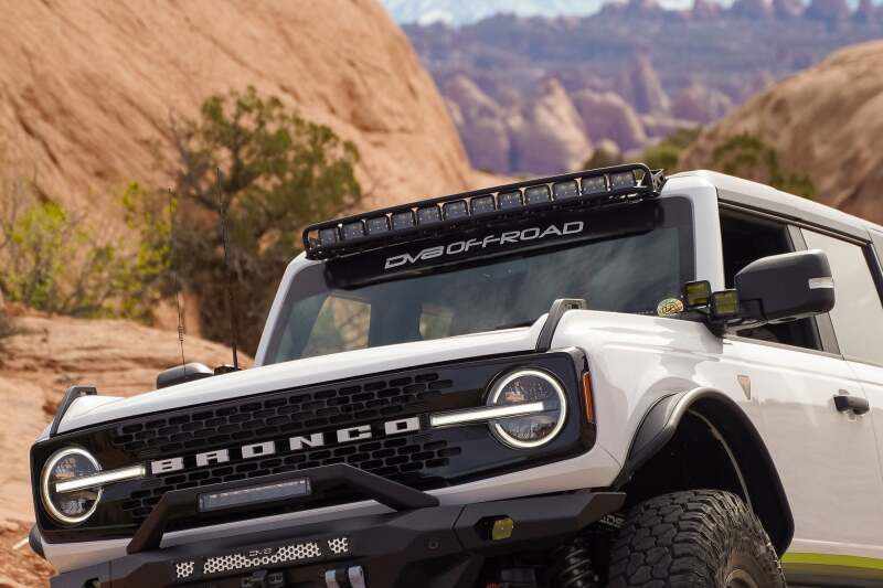 DV8 Offroad 21+ Ford Bronco Curved Light Bracket for 12 3in. Pod Lights