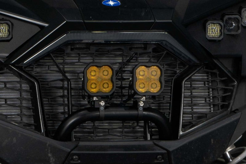 Diode Dynamics SS3 LED Bumper 1 In Roll Bar Kit Pro - Yellow SAE Fog (Pair)