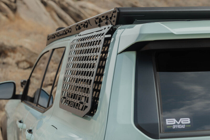 DV8 Offroad 25-26 Toyota 4Runner Exterior Window Molle for DV8 Offroad Roof Rack - Driver