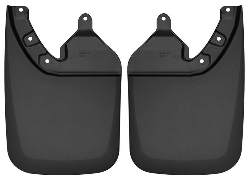 Husky Liners 2016 Toyota Tacoma w/ OE Fender Flares Custom Molded Rear Mud Guards - Black