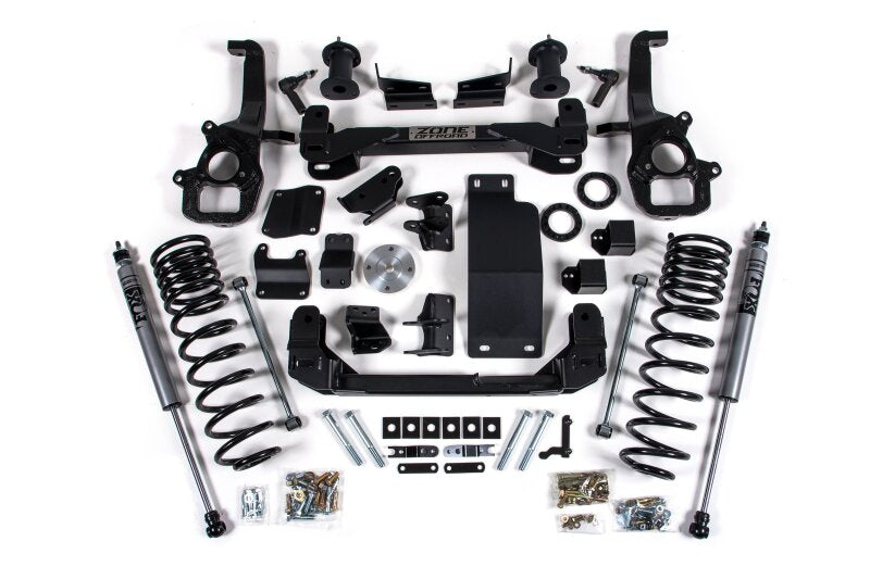 Zone Offroad 2025 Ram 1500 4WD 4in Front 3in Rear Susp. Lift System - Std Bore - Fox Adv Rear Shocks
