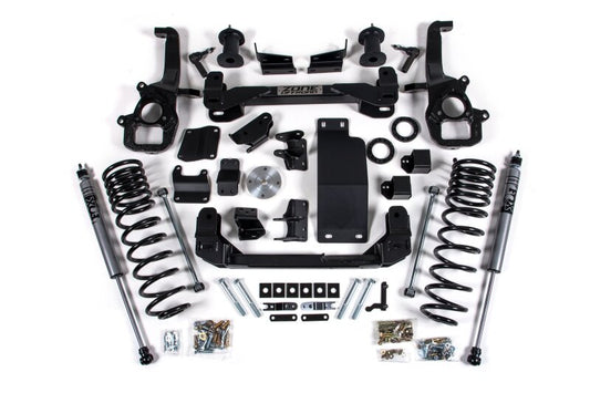 Zone Offroad 2025 Ram 1500 4WD 6in Front 5in Rear Susp. Lift System - Lrg Bore - Fox Adv Rear Shocks