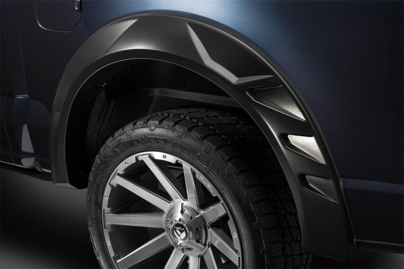 Husky Liners 14-18 Chevrolet Silverado 1500 FS 69.3in Bed DRT Style Fender Flares (Smooth) 4pc - Blk